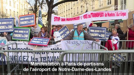 Manifestation de partisans d'un aéroport à Notre-Dame-des-Landes