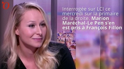 Marion Maréchal-Le Pen s’en prend à « l'escroquerie Fillon »
