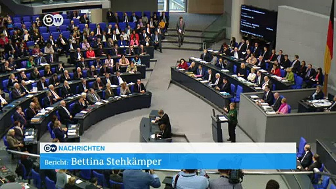 Haushaltsdebatte: Sorge über Populismus | DW Nachrichten