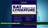 FAVORIT BOOK  Kaplan SAT Subject Test: Literature 2006-2007 (Kaplan SAT Subject Tests: Literature)