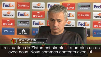 Man Utd - Mourinho : ''Nous allons lever l'option pour Zlatan"