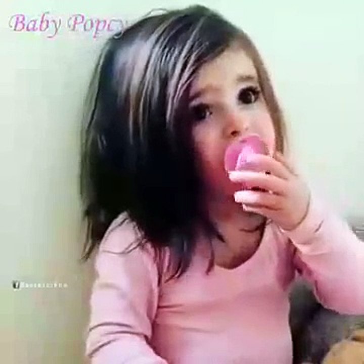 Cute Baby Girl Video try not to laugh.