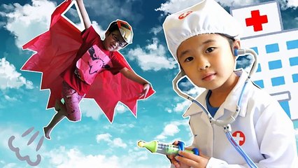 Little Heroes vs Doctor Check Up time! Power Rangers Zyuohger