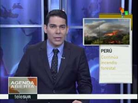 Perú: afecta incendio forestal a pobladores de San Juan de Licupis