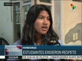 Honduras: universitarios denuncian represión policial en su contra