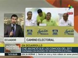 Ecuador: OEA, UNASUR y UNIORE fungirán como observadores electorales