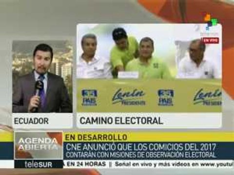 Ecuador: OEA, UNASUR y UNIORE fungirán como observadores electorales