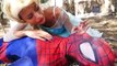 Is Spiderman DEAD? Frozen Elsa & The Fortune Teller VS Maleficent!Joker & Hulk,funny superhero video