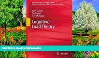 Buy NOW  Cognitive Load Theory (Explorations in the Learning Sciences, Instructional Systems and