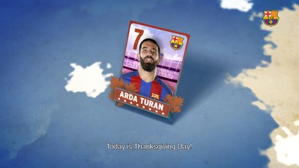 A special Thanksgiving message from FC Barcelona