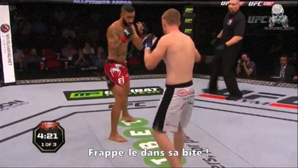 "Frappe-le dans sa bite" : un spectateur se met à crier ça en plein combat MMA !