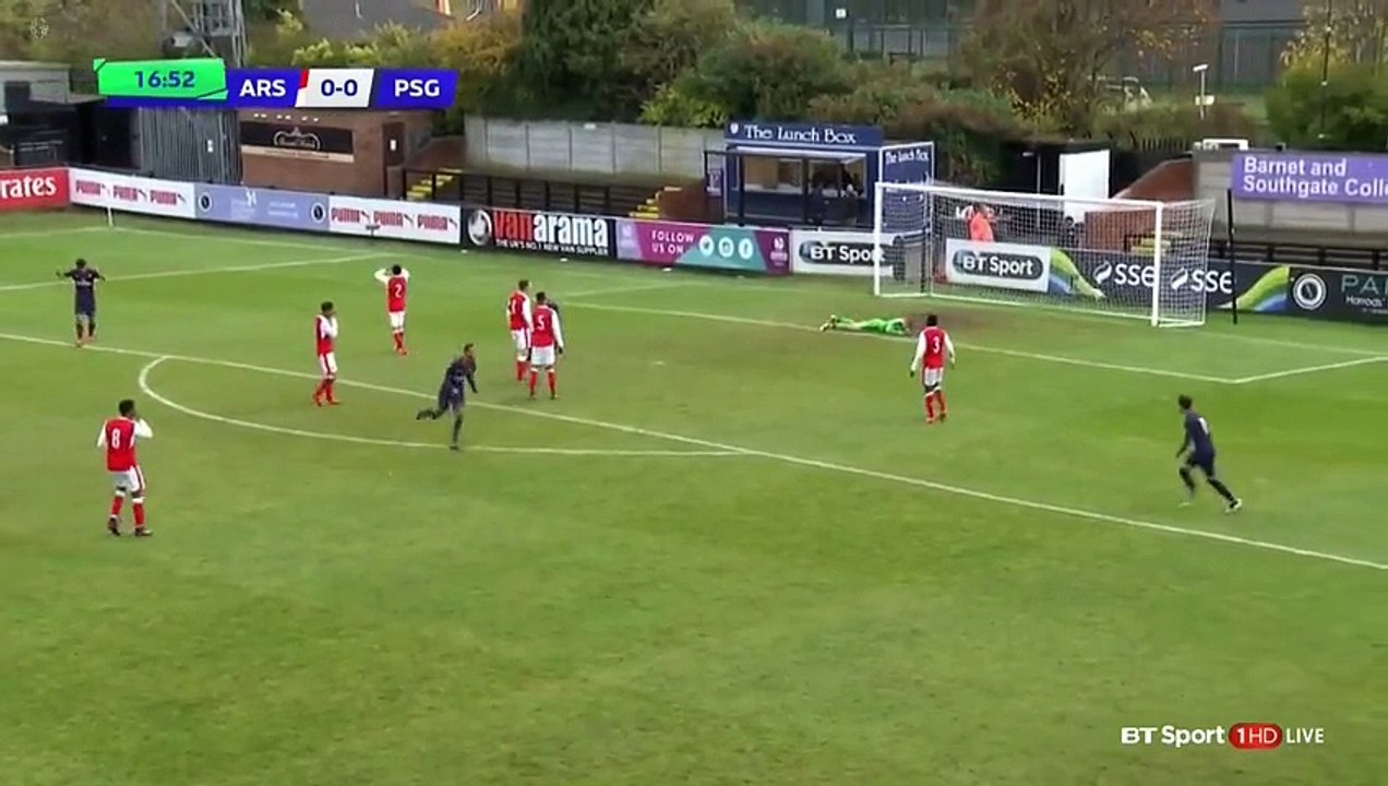 Arsenal U19 2-2 PSG U19 - All Goals and Highlights - UEFA Youth League 23.11.2016 HD