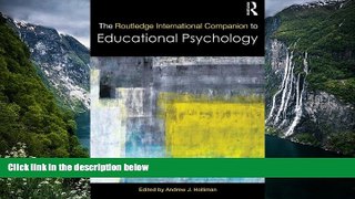 Deals in Books  The Routledge International Companion to Educational Psychology (Routledge
