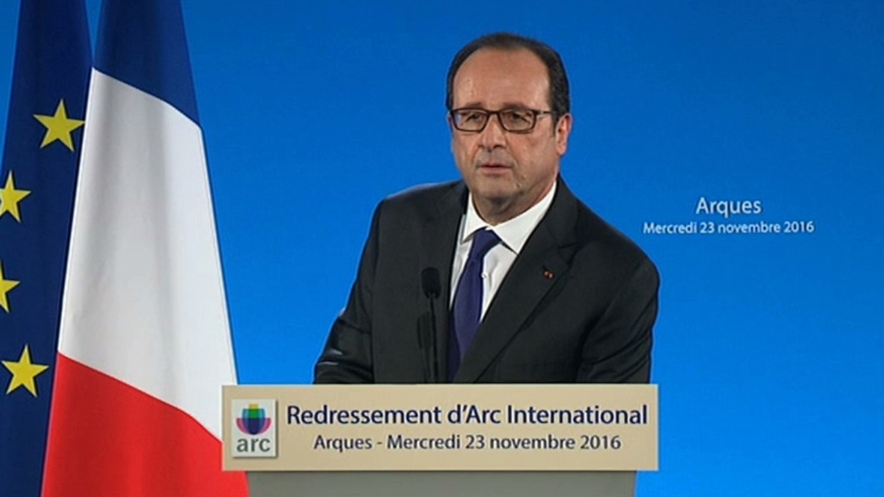 Discours à l'occasion du déplacement à Arques