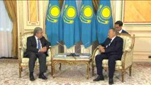 Antonio Guterres se reúne con Nursultán Nazarbáyev para mantener fructífera cooperacion entre ONU y Kazajistán