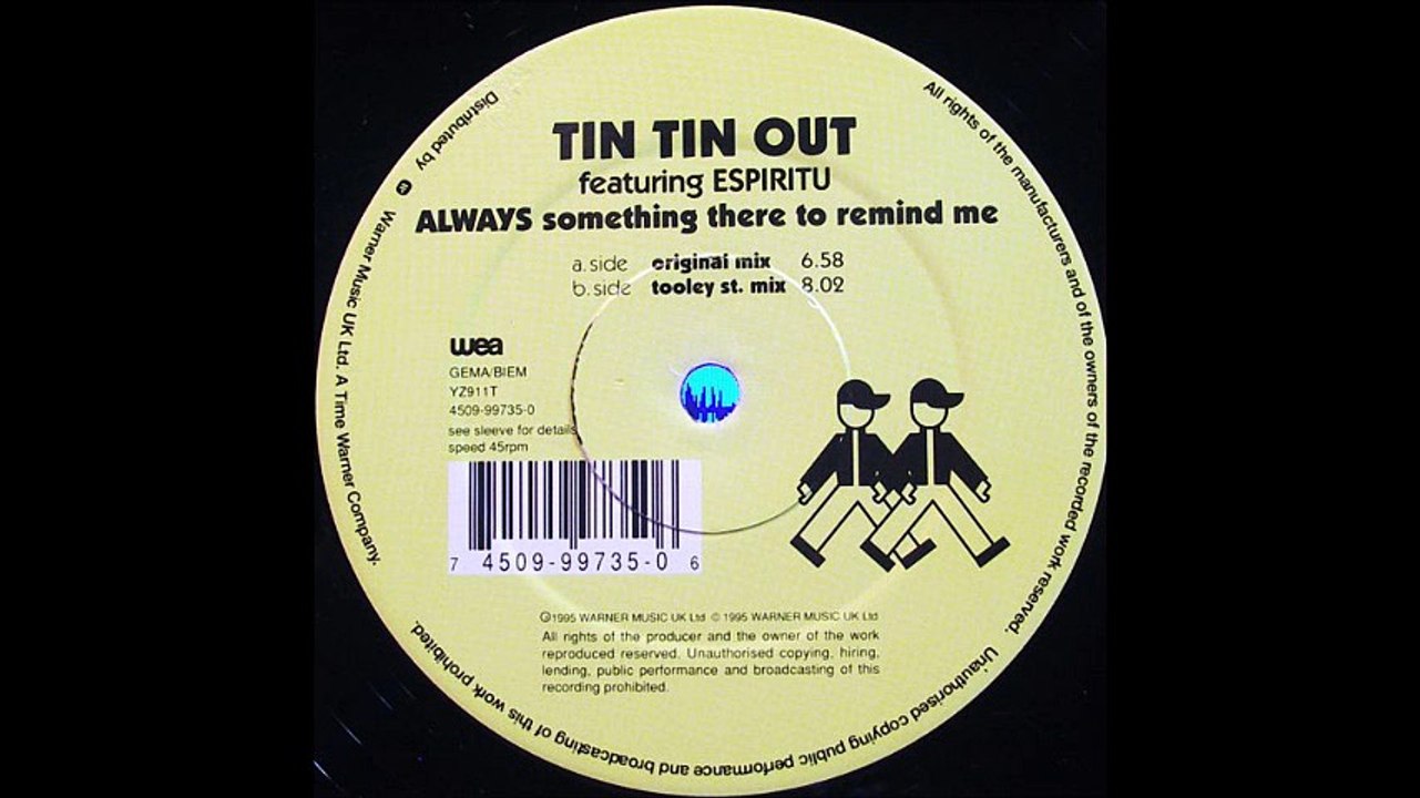 Tin Tin Out Featuring Espiritu - Always (Something There To Remind Me) (Tooley St. Mix) (B)