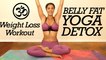Gentle Yoga for Belly Fat, Digestion & Detox, Core Strength, 20 Minute Flow for Beginners at Home