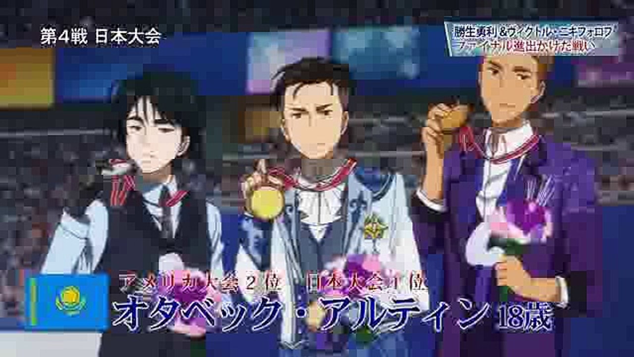 ユーリ!!! on ICE 第8話 「勇利VSユーリ!おそロシア!!ロシア大会SP」Yuuri!!! on Ice Episode 08