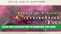 [PDF] Byrd   Chen s Canadian Tax Principles, 2016 - 2017 Edition, Volume 1 Full Collection