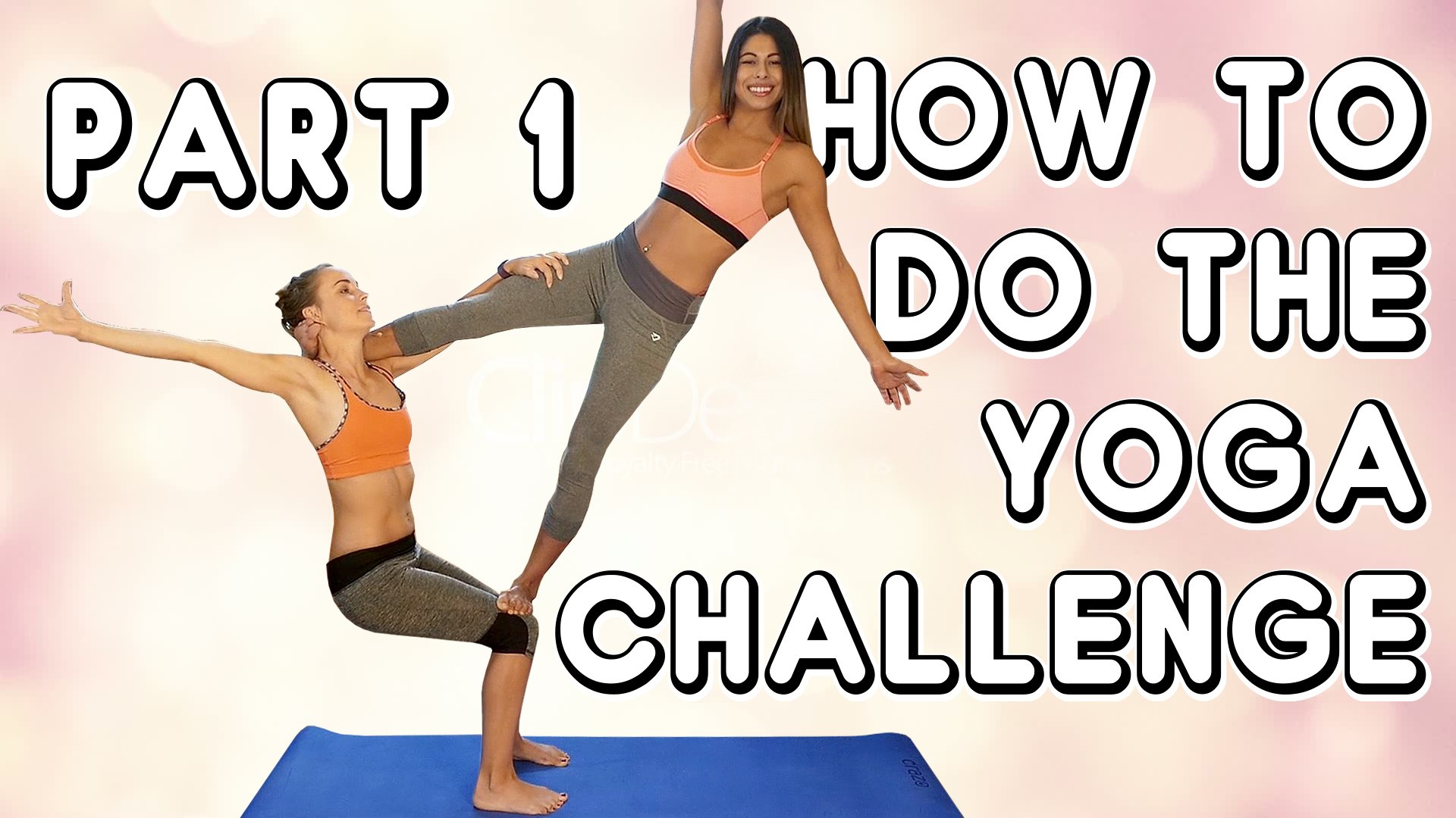 Yoga Challenge: How To!! Acro Tutorial #40: Flag Pose, 40 Minute Partner  Stretching & Workout