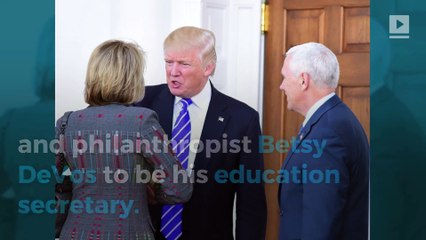 Trump picks Betsy DeVos for education secretary post
