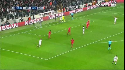 Dusko Tosic Goal HD - Besiktas 1-3 Benfica - 23.11.2016 HD