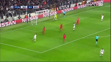 D. Tosic - Goal - Besiktas 1-3 Benfica - 23.11.2016