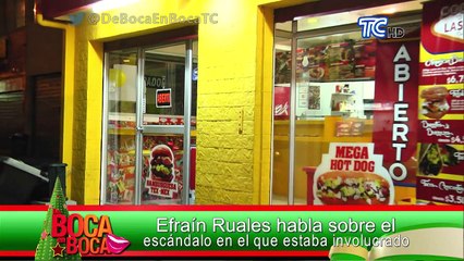Efraín Ruales habla sobre el escándalo en el que estaba involucrado