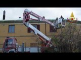 Norcia - Terremoto. Pedana per Torre Civica (23.11.16)