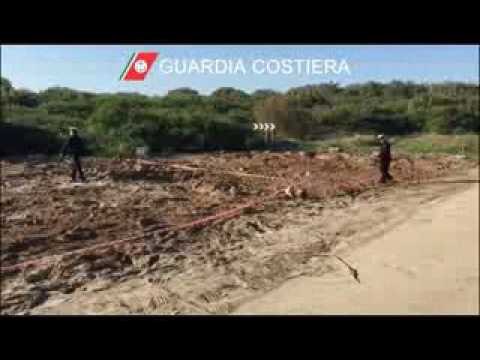 Lecce - Sequestro terreno San Foca guardia costiera (23.11.16)