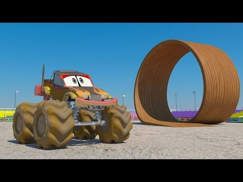 Car Wash 3D | Monster Truck Car Wash | Kids Videos | Monster truck stunts