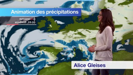 Prévisions météo pour la journée du vendredi 25 novembre