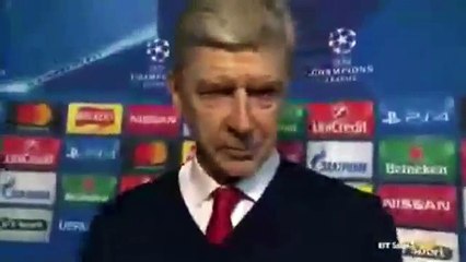 Arsene Wenger post match interview - Arsenal vs PSG 2-2