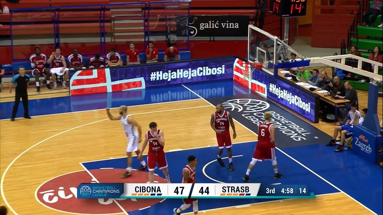 Cibona v SIG Strasbourg | Highlights - Basketball Champions League |