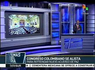 Congreso de Colombia se prepara para refrendar nuevo acuerdo de paz