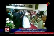 Insólito: amante del novio llega a la boda vestida de blanco