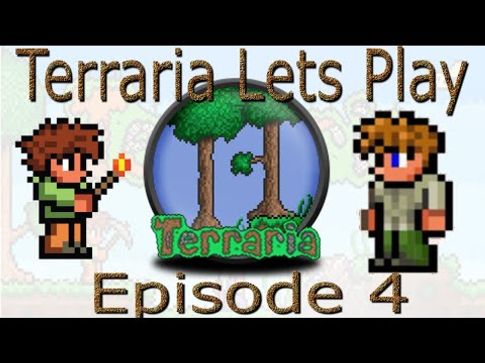 Terraria Lets Play Episode 4: 5 Heart Crystal Quest