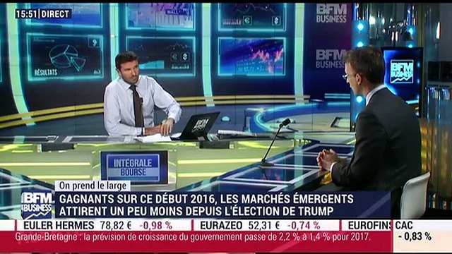 On prend le large: Les marchés émergents attirent un peu moins depuis l'élection de Donald Trump - 23/11