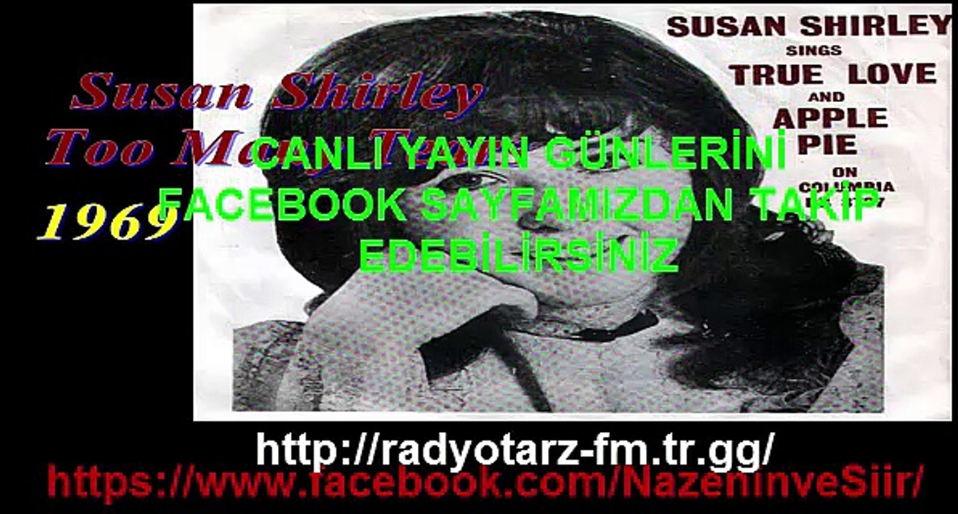 Susan Shirley  Too Many Tears 1969