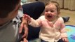 Adorable Baby Girl Laughs Uncontrollably After Dad's Jokes