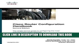 [READ] Online Cisco Router Configuration Handbook (2nd Edition) (Networking Technology) Audiobook