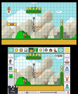 Super Mario Maker for Nintendo 3DS - Creación de nivel (2)