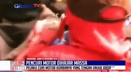 Motor Pendemo Dicuri, Pemuda Ini Dihakimi Massa