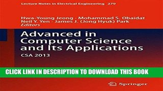 [READ] Kindle Advances in Computer Science and its Applications: CSA 2013 (Lecture Notes in