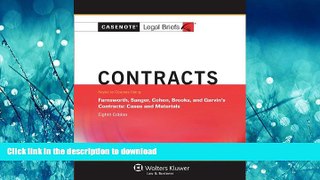 READ  Casenote Legal Breifs: Contracts, Keyed to Farnsworth, Sanger, Cohen, Brooks, and Garvin,