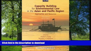 FAVORITE BOOK  Capacity Building for Environmental Law in the Asian and Pacific Region: