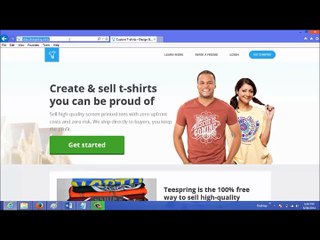 Make money selling T Shirt (Teespring)