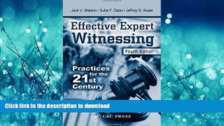 FAVORITE BOOK  Effective Expert Witnessing, Fourth Edition: Practices for the 21st Century  BOOK