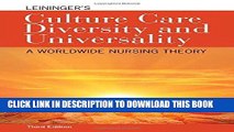 [FREE] Audiobook Leininger s Culture Care Diversity And Universality: A Worldwide Nursing Theory