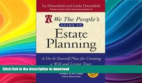 READ BOOK  We The People s Guide to Estate Planning: A Do-It-Yourself Plan for Creating a Will